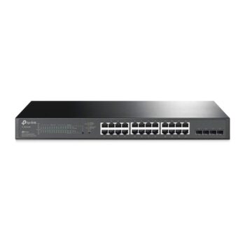 TP-Link TL-SG2428P Jetstream 28-Port Gigabit Smart Switch with 24-Port PoE+, 4 SFP Slots (250 Watt Budget, Centralized Cloud Management Omada SDN, and...