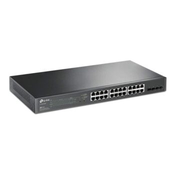 TP-Link TL-SG2428P Jetstream 28-Port Gigabit Smart Switch with 24-Port PoE+, 4 SFP Slots (250 Watt Budget, Centralized Cloud Management Omada SDN, and...